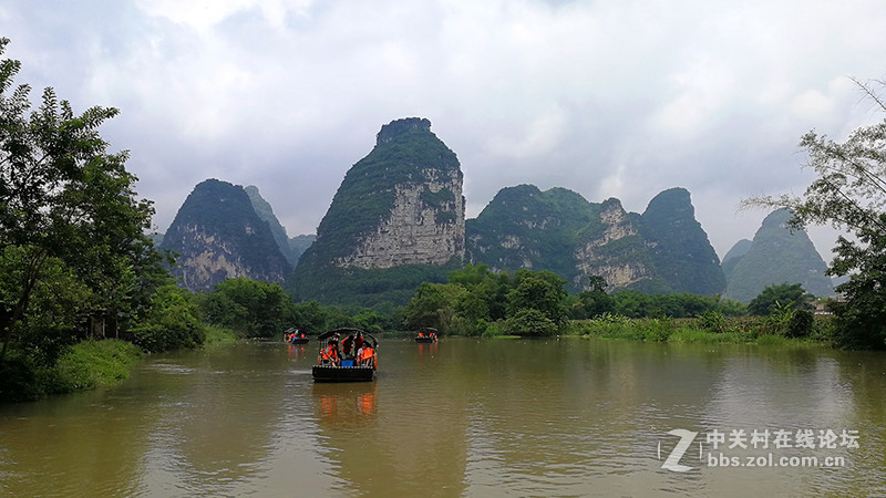 华为P10手机广西旅游照