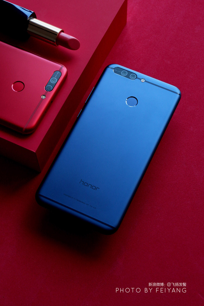 荣耀v9 双摄红蓝cp靓丽组合「图赏」