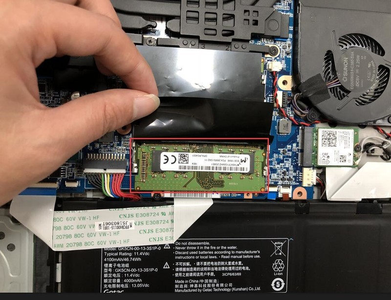 火影影刃Z6拆机升级内存硬盘教程