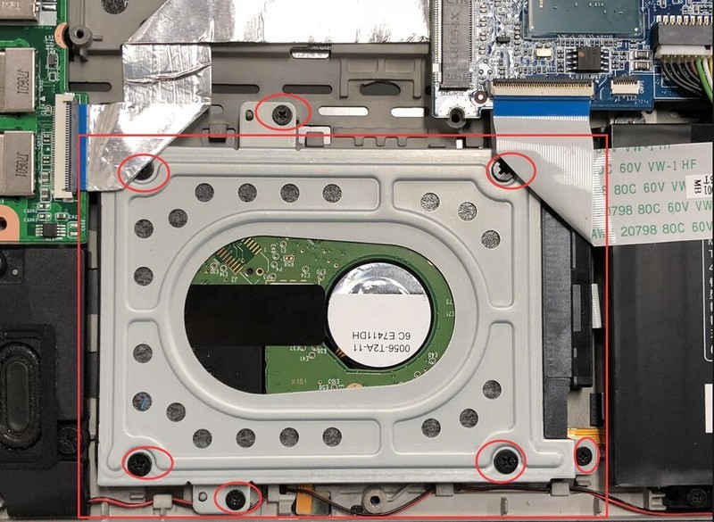 火影影刃Z6拆机升级内存硬盘教程