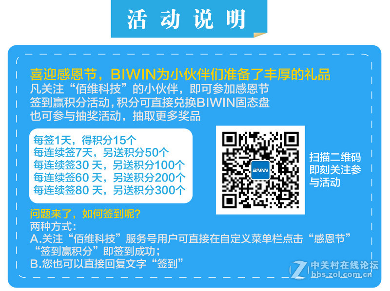 感恩继续|BIWIN固态盘、小米手环感光版免费领啦