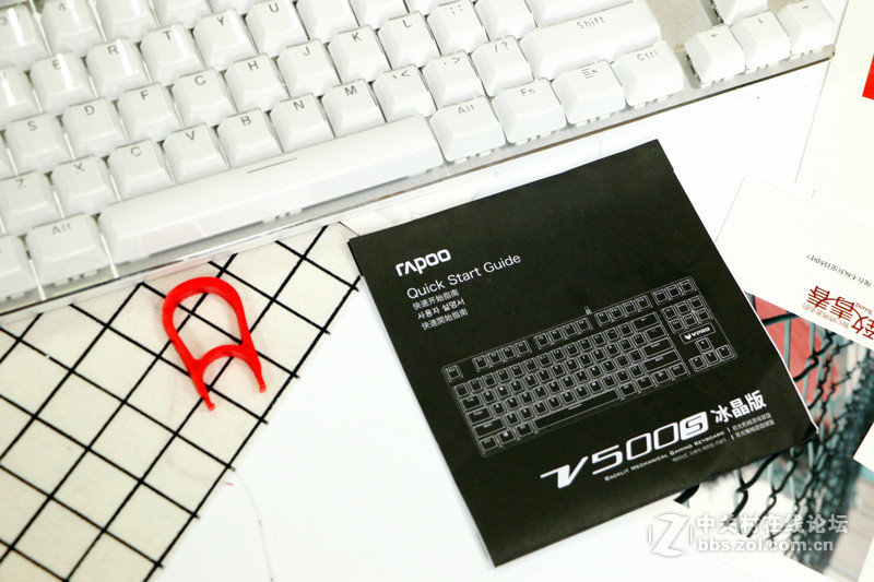 晶莹剔透的颜值，原是实力派—雷柏V500S冰晶版机械键盘评测