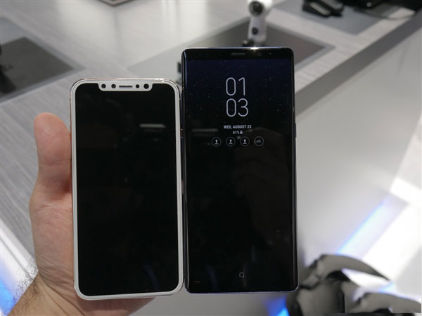 Galaxy Note 8 真机对比iPhone 8才2800元