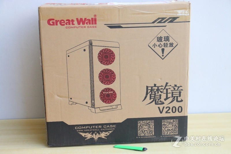 自带3把RGB风扇，长城V200RGB开箱装机体验