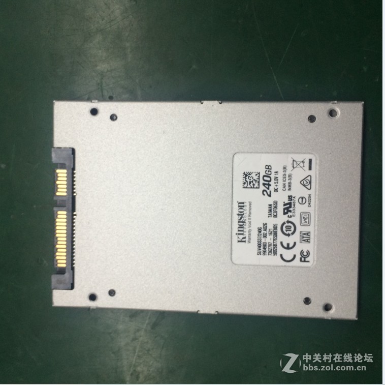 金士顿UV400 240g  小测