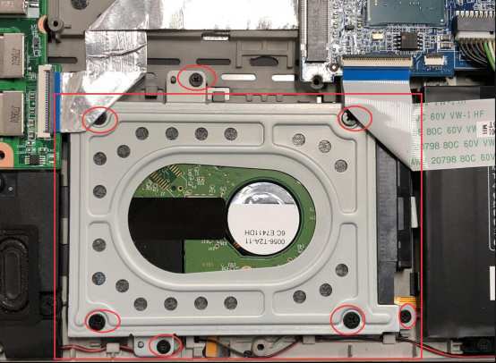 火影影刃Z6拆机升级内存硬盘教程