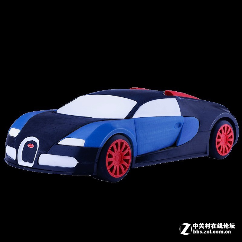 3D打印飞驰的跑车，漂亮极了