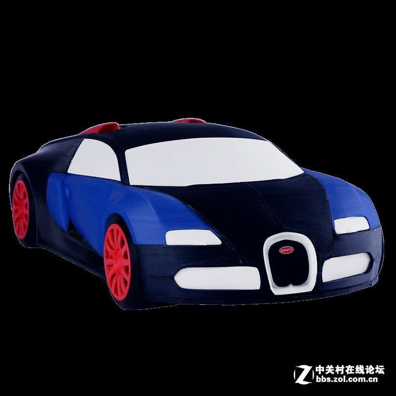 3D打印飞驰的跑车，漂亮极了