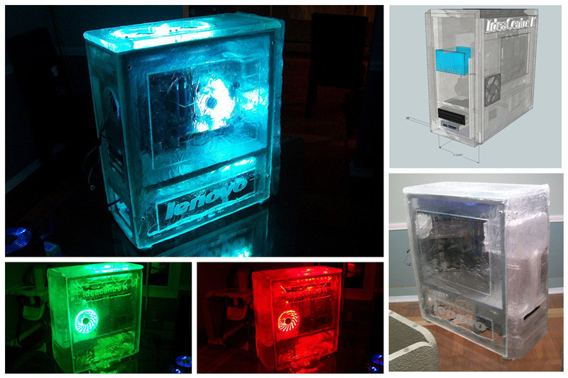 电脑里边种花!国外DIY玩家超炫机箱秀