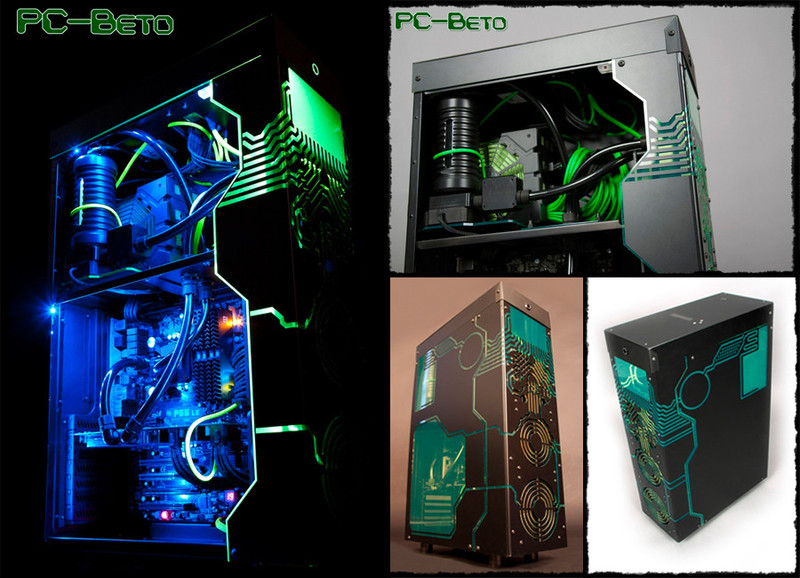 电脑里边种花!国外DIY玩家超炫机箱秀