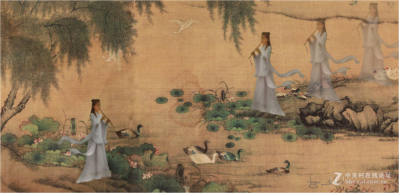 国画人像--几幅