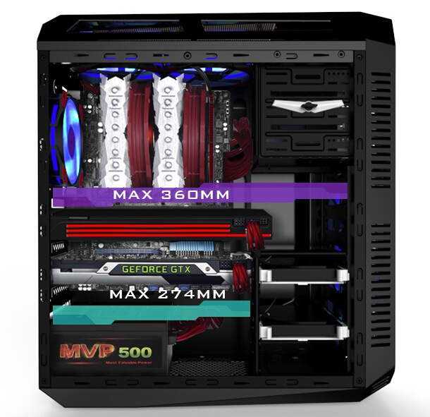 男人的胸怀，航嘉MVP+游戏机箱开箱