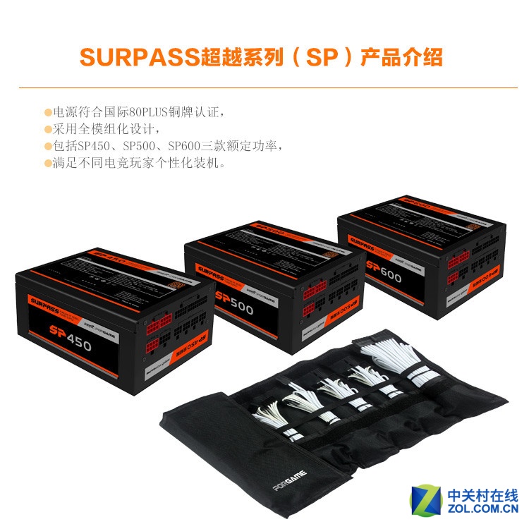 游戏悍将FORGAME电源！让全模组成标配 ！