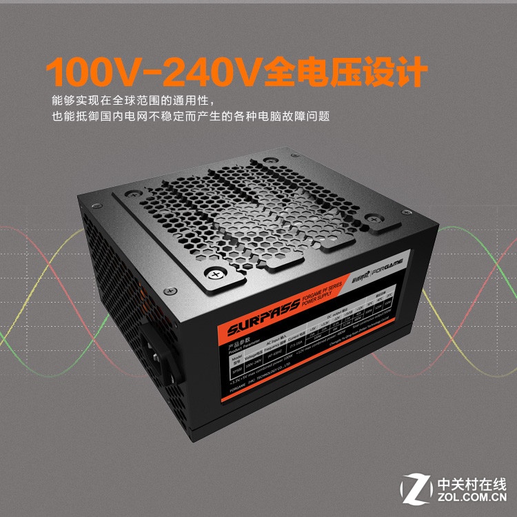 游戏悍将FORGAME电源！让全模组成标配 ！