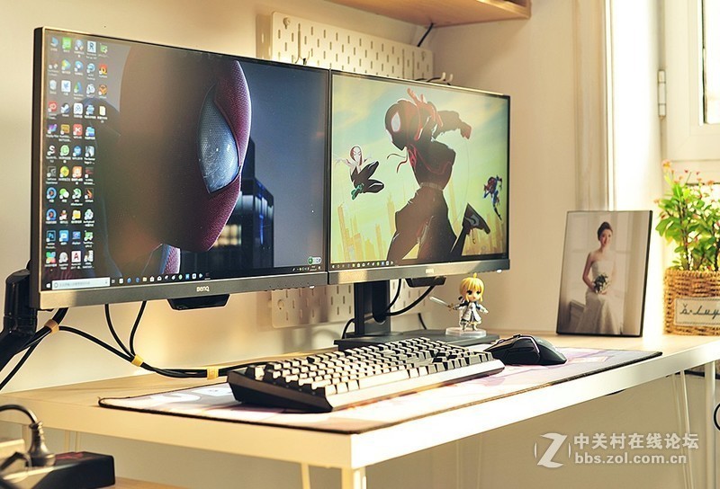 过年好事成双！终于凑齐了两台PD2500Q显示器，告诉你双屏的各种玩法