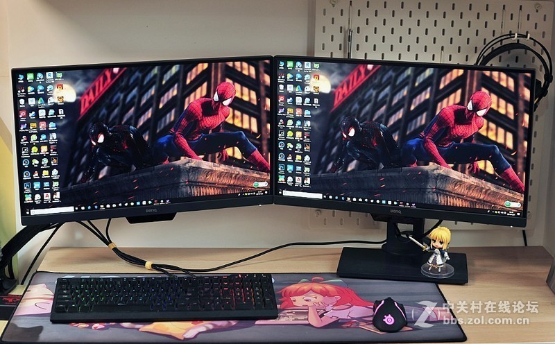 过年好事成双！终于凑齐了两台PD2500Q显示器，告诉你双屏的各种玩法