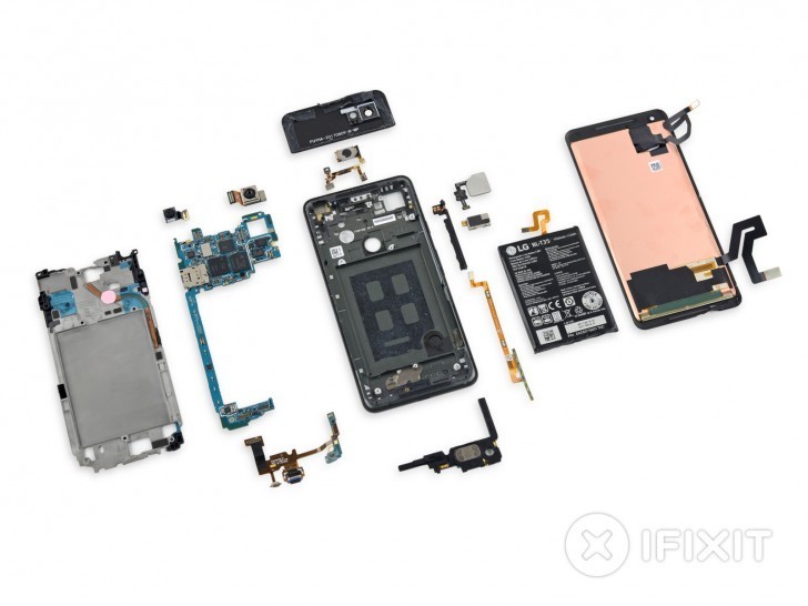 iFixit拆解谷歌Pixel 2 XL手机报告：得分6分，电池难移除