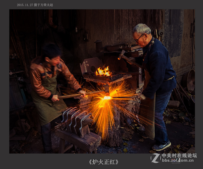 铁匠打铁---民间传统手艺拍摄-中关村在线摄影论坛