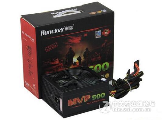 航嘉MVP500电源 所有你想看的数据都全了(纹波测评）