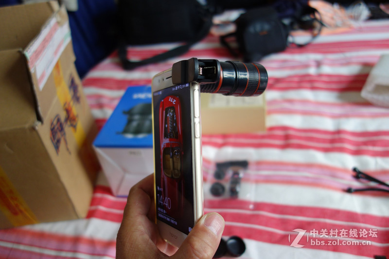 荣耀8可以安装外置镜头