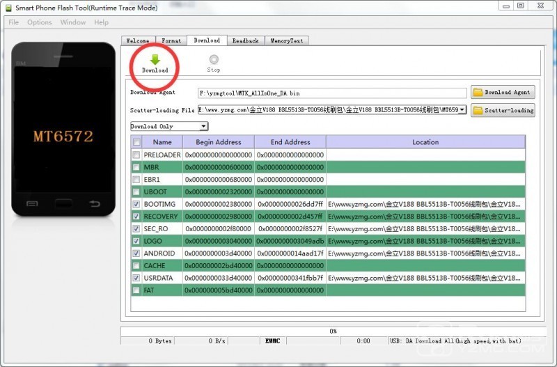 金立 V188（移动4G）线刷刷机救砖教程 金立 V188刷机教程  金立V188救砖教程 精简版
