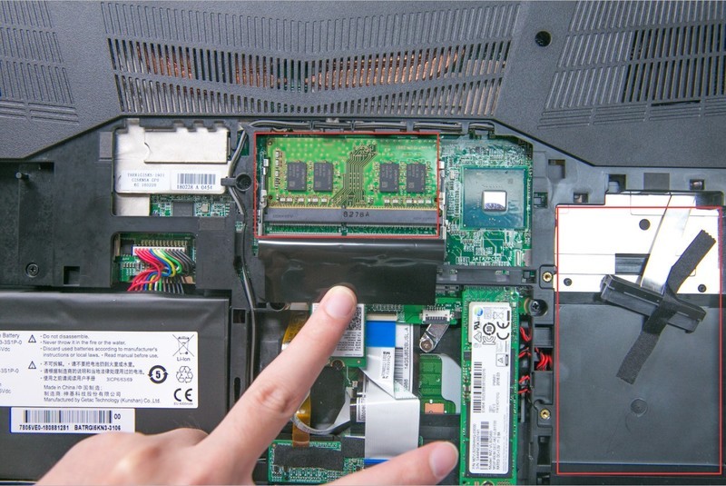 火影地狱火X6拆机 升级内存硬盘教程