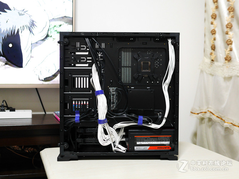 游戏悍将SURPASS SP500全模组500W电源四奶机入手安装