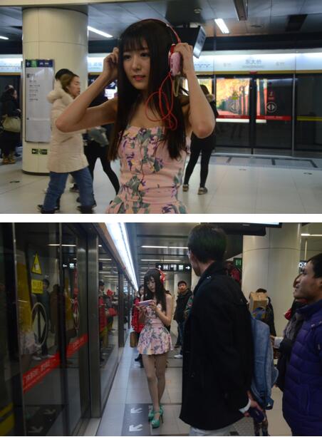 刚在6号线看到一美女对着手机连呼带叫，以为打架原来是玩手游！