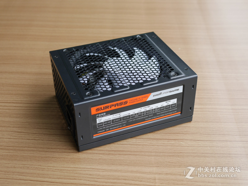 游戏悍将SURPASS SP500全模组500W电源四奶机入手安装