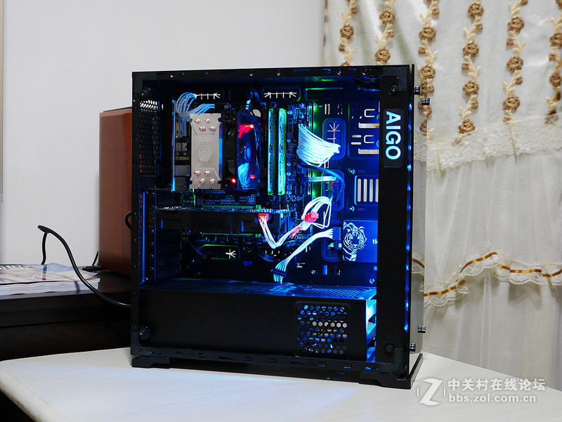 游戏悍将SURPASS SP500全模组500W电源四奶机入手安装