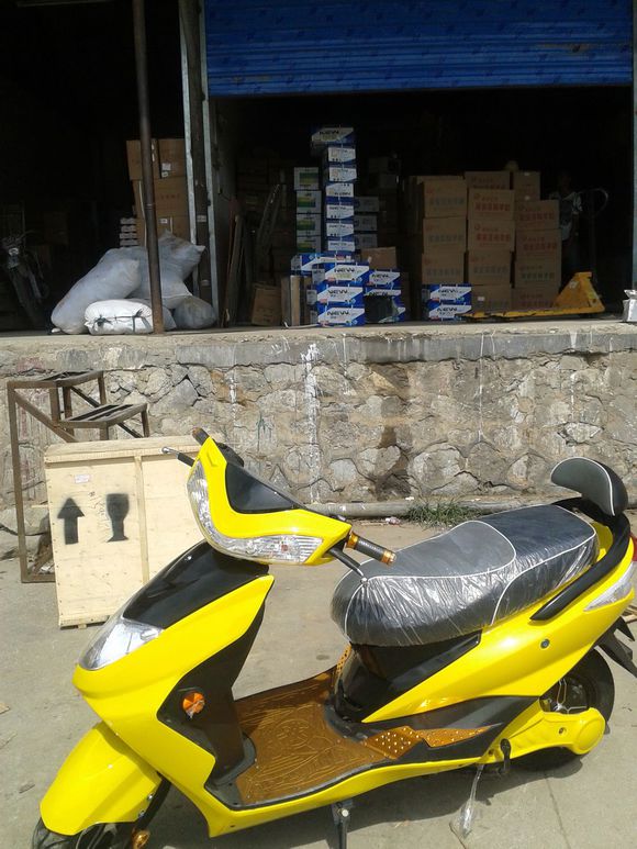 刚在某宝买的电动车物流给弄成这样了