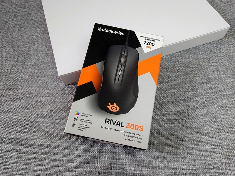 升级不加价，Steelseries 赛睿 Rival300S 鼠标 开箱晒物