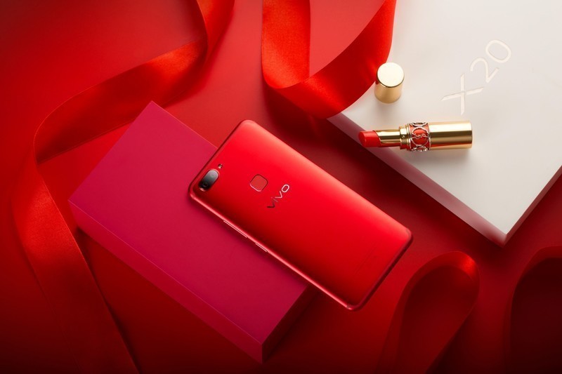 vivo X20星耀红开箱图赏