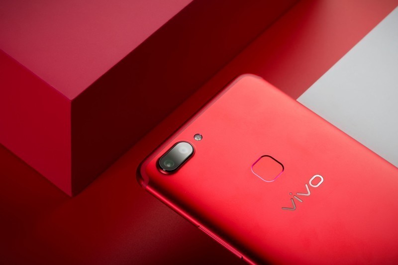 vivo X20星耀红开箱图赏