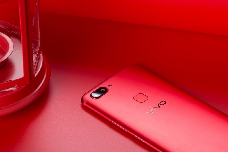 vivo X20星耀红开箱图赏