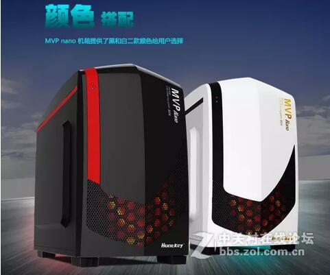 新颖游戏机箱 MVP nano/黑（USB3.0/背部走线） MATX主板