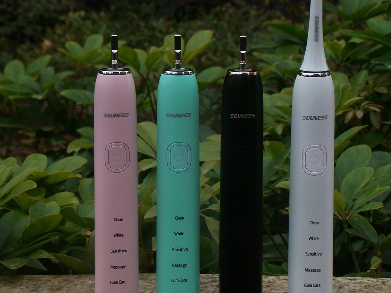 小清新 四色配色 IPX7 SOUNESS 索纳斯 电动牙刷