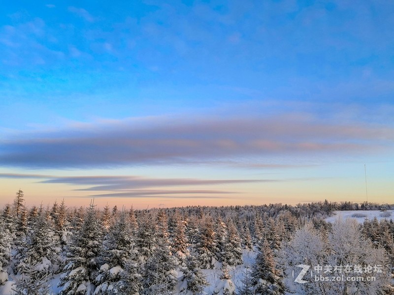 华为Mate 10+卡色Kase16mm广角手机镜头拍摄冰雪风光