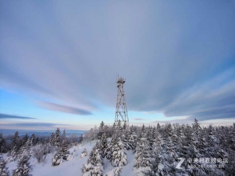 华为Mate 10+卡色Kase16mm广角手机镜头拍摄冰雪风光