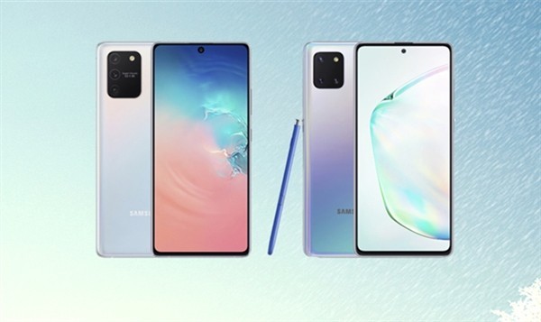 三星發佈galaxy s10 lite和note 10 lite:中央打孔屏,矩形三攝