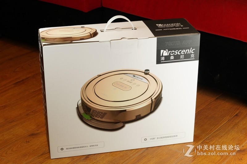 无线定位，自主构图，聪明的扫地机人浦桑尼克导航机器人780TS外观测评