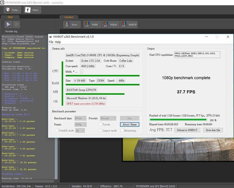 BIOSTAR RACING Z370GT6搭载i5-8600K效能解析