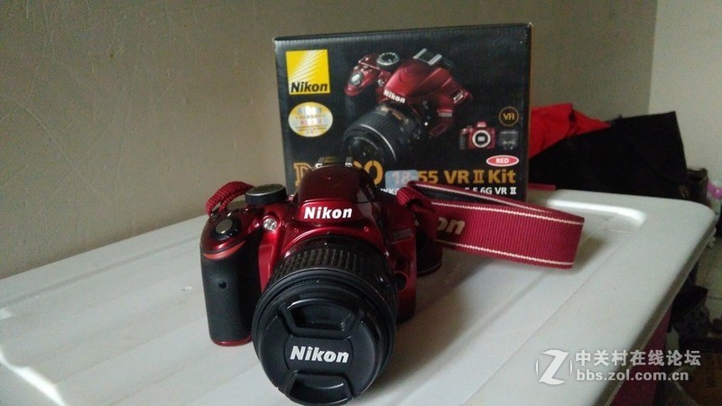 尼康D3200单反 红色限量版 箱说全95新