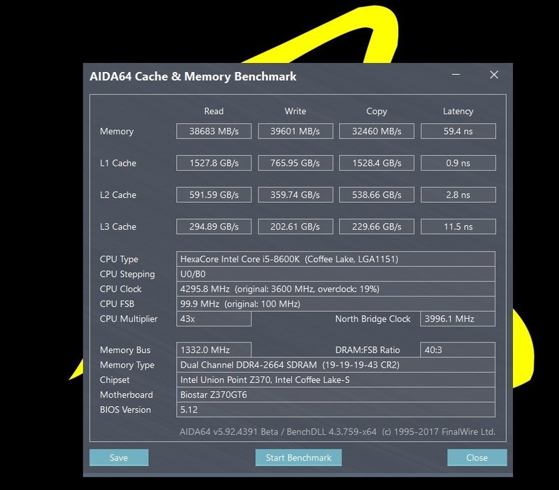BIOSTAR RACING Z370GT6搭载i5-8600K效能解析