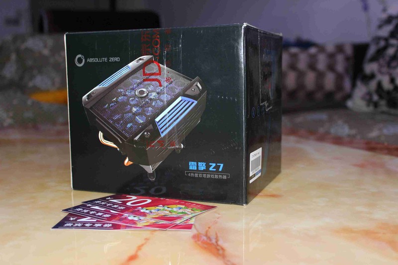 美，冷，静，快，霜擎Z7双塔游戏散热器开箱