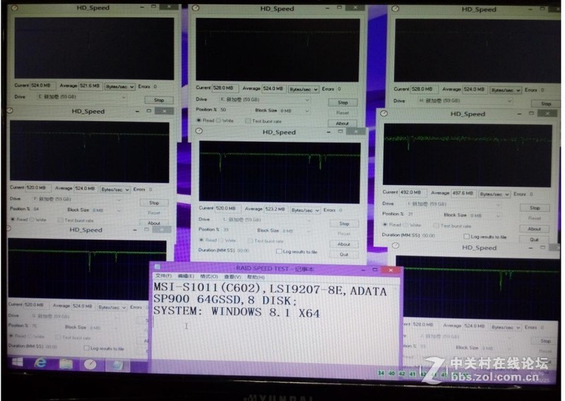 lsi 9207-8E测试图片锦集