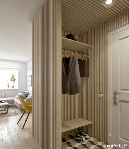 #版主坐堂# 北欧简约风60平米小公寓设计，给人一种清新自然的感觉！