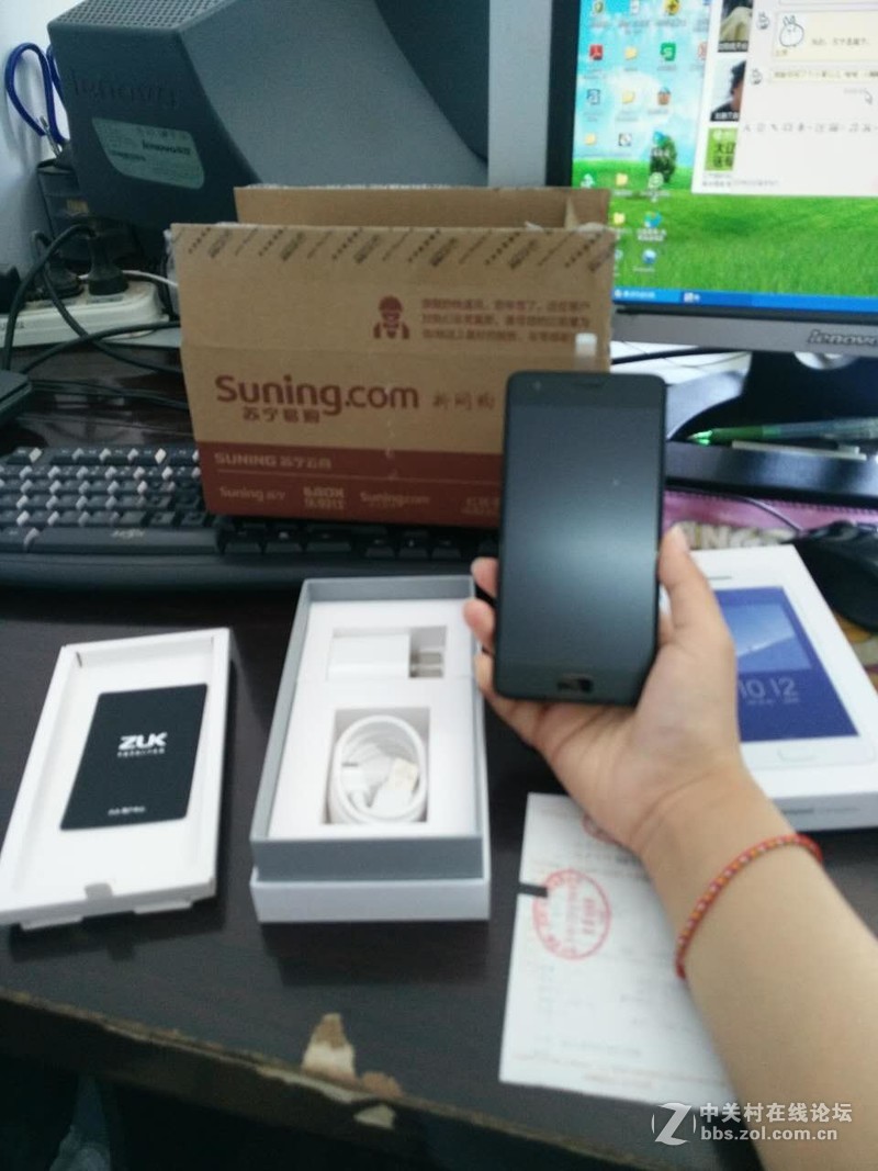 ZUK Z2 已到手 有什么问题 来吧。