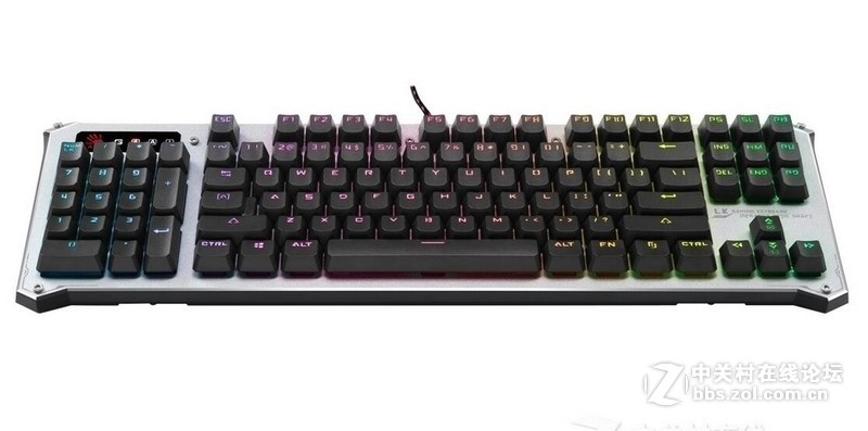 感觉左数RGB键盘对于财务人员超级好用啊