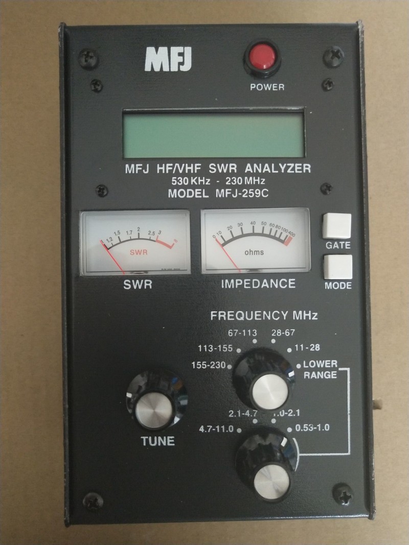 美国MFJ-259C 天线分析仪 0.53-230 MHZ